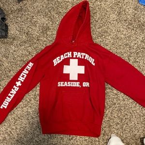 Seaside, Oregon Lifeguard Hoodie Super Comfortable